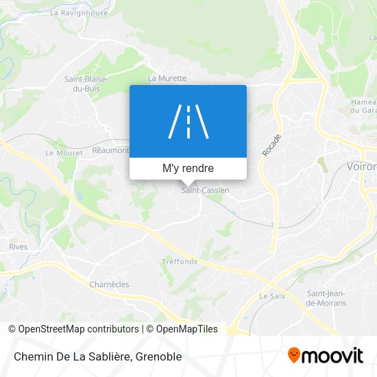 Chemin De La Sablière plan