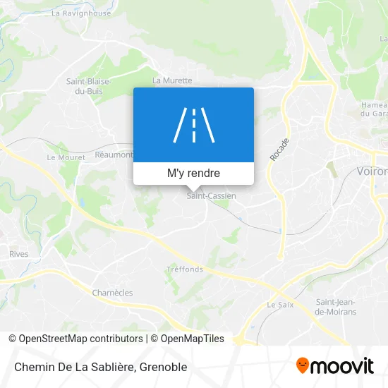 Chemin De La Sablière plan