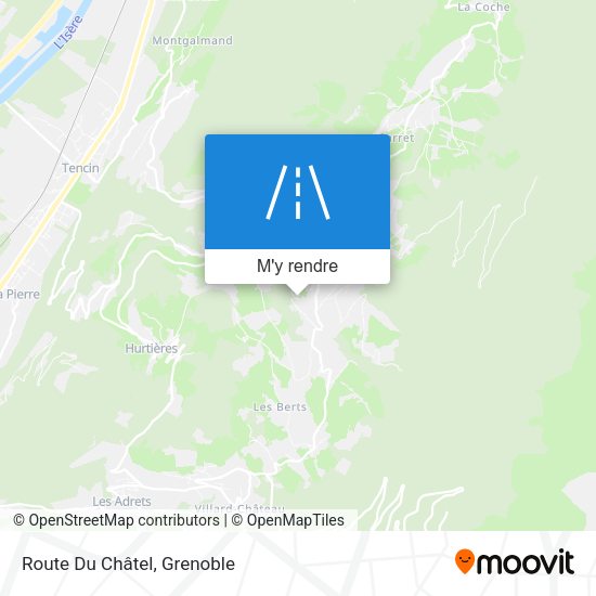 Route Du Châtel plan