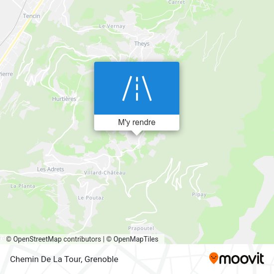 Chemin De La Tour plan