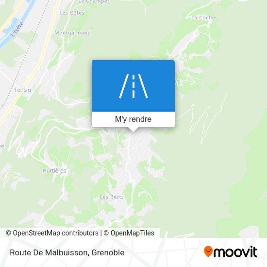 Route De Malbuisson plan