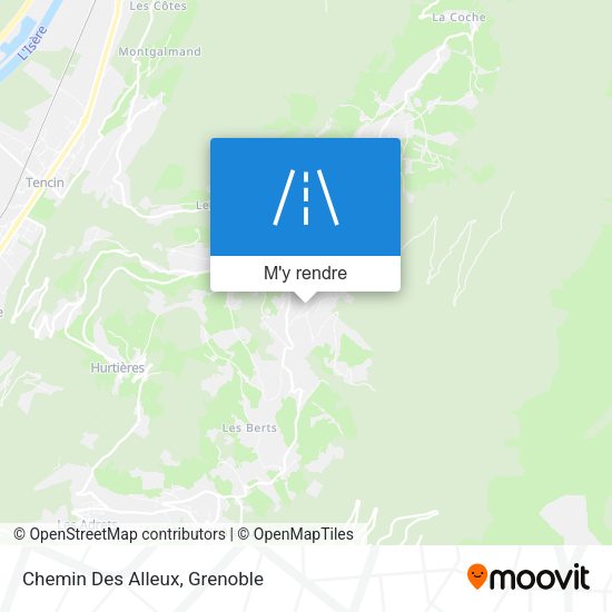 Chemin Des Alleux plan