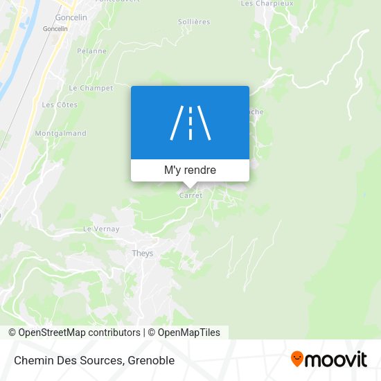 Chemin Des Sources plan