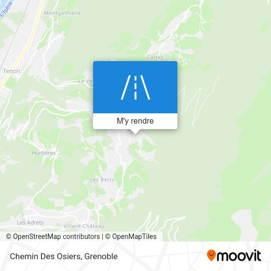 Chemin Des Osiers plan
