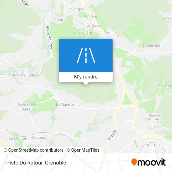 Piste Du Ratour plan