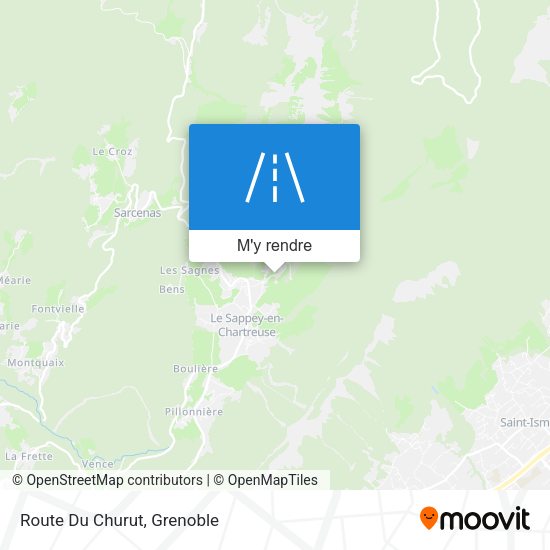 Route Du Churut plan