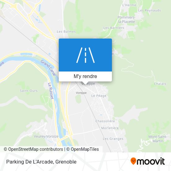 Parking De L'Arcade plan