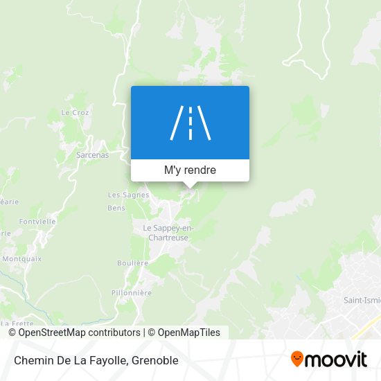 Chemin De La Fayolle plan