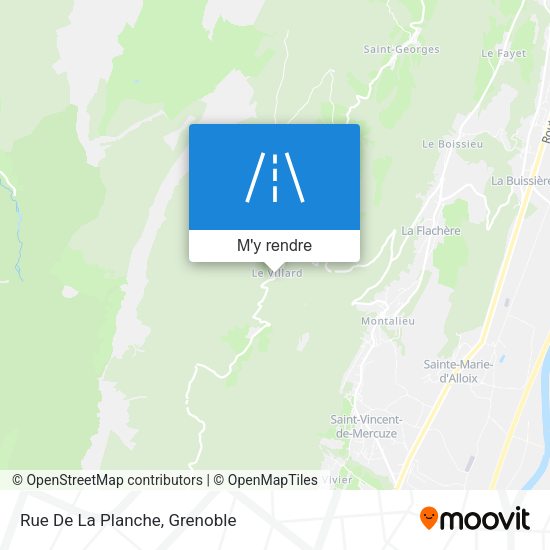 Rue De La Planche plan