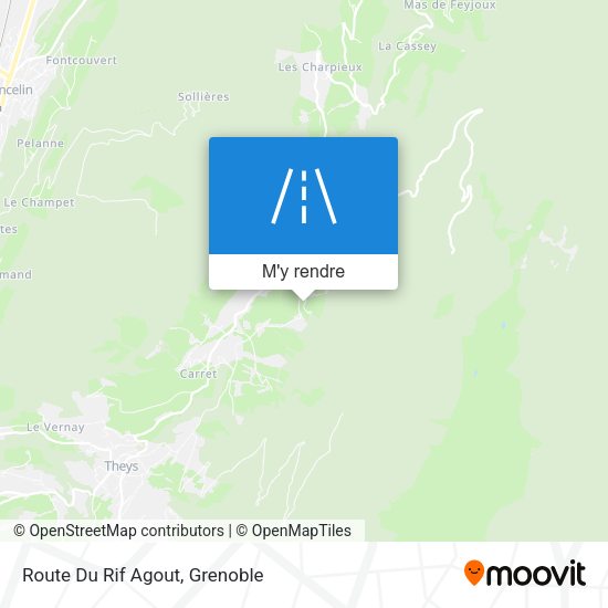 Route Du Rif Agout plan