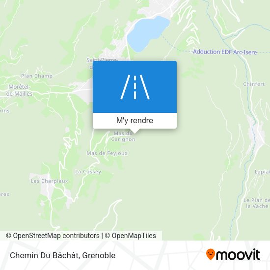 Chemin Du Bâchât plan