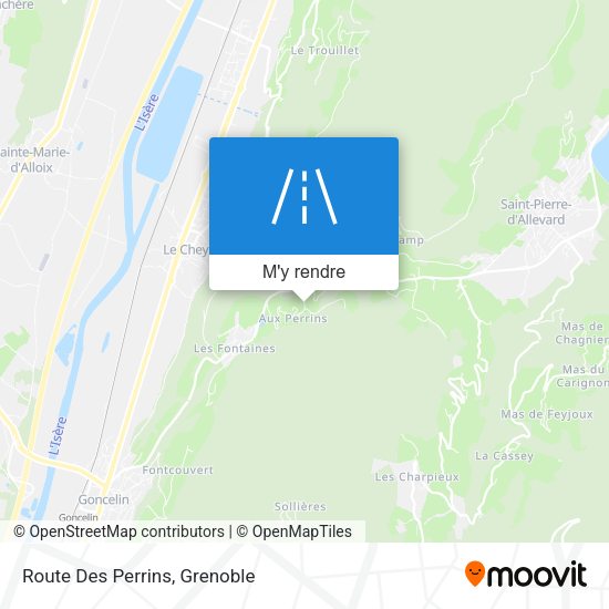 Route Des Perrins plan