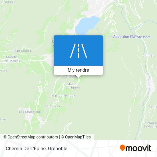 Chemin De L'Épine plan