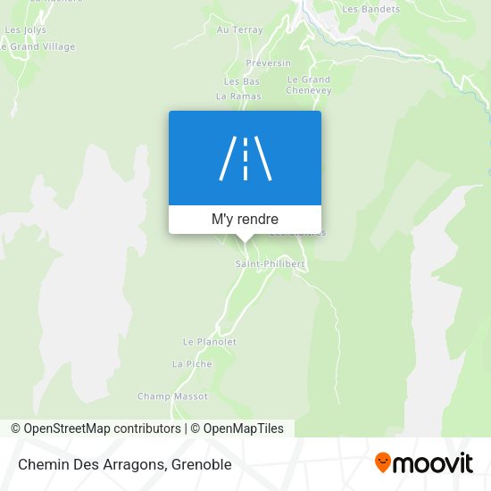 Chemin Des Arragons plan