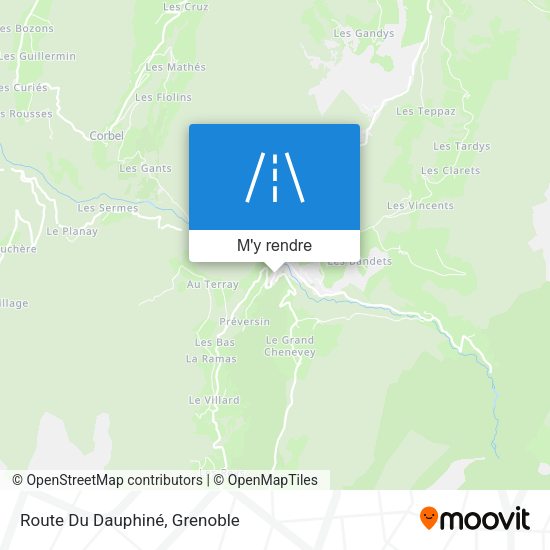 Route Du Dauphiné plan