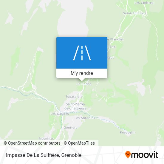 Impasse De La Suiffière plan