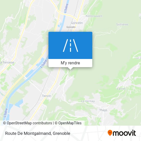Route De Montgalmand plan