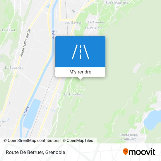 Route De Berruer plan