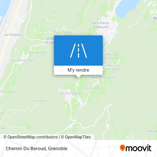 Chemin Du Beroud plan
