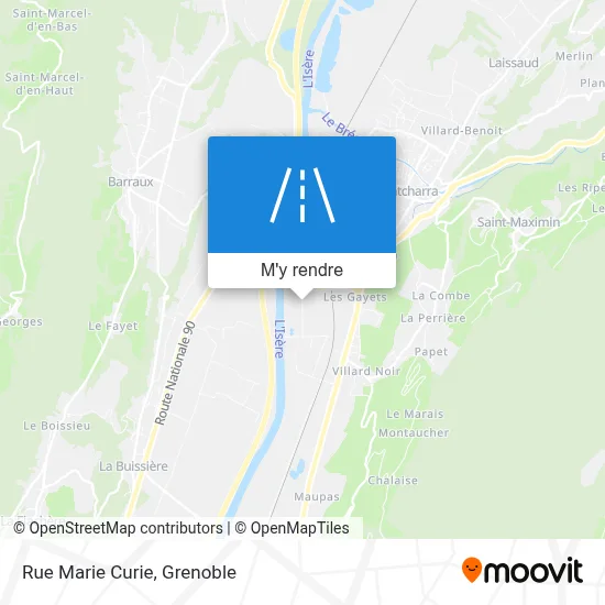 Rue Marie Curie plan