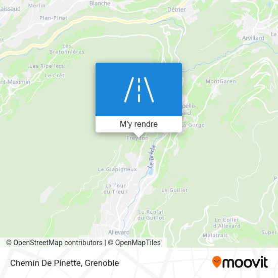 Chemin De Pinette plan