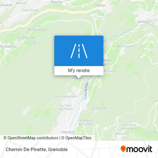 Chemin De Pinette plan