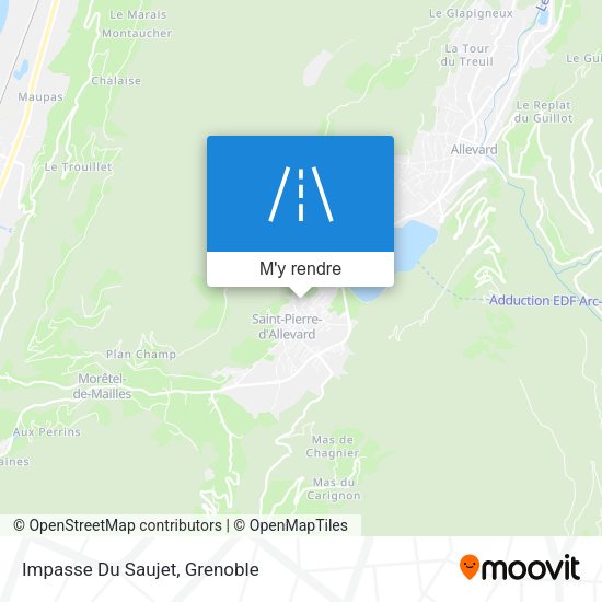 Impasse Du Saujet plan