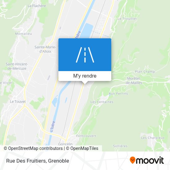 Rue Des Fruitiers plan