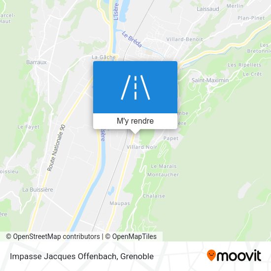 Impasse Jacques Offenbach plan