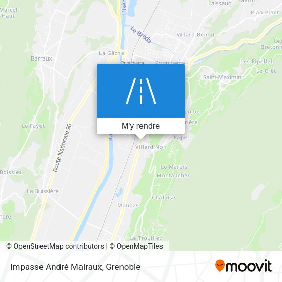 Impasse André Malraux plan