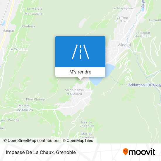 Impasse De La Chaux plan
