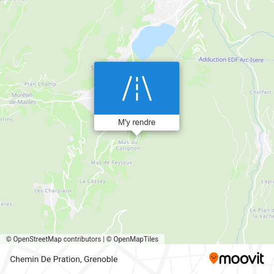 Chemin De Pration plan
