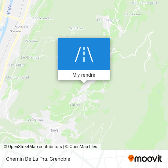 Chemin De La Pra plan