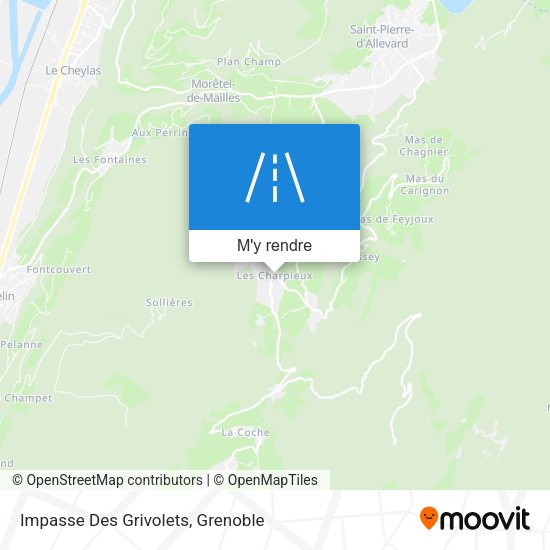 Impasse Des Grivolets plan