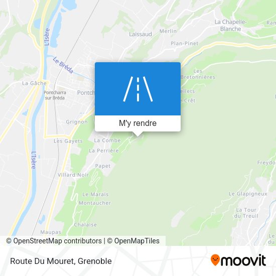 Route Du Mouret plan