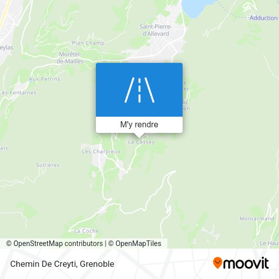 Chemin De Creyti plan