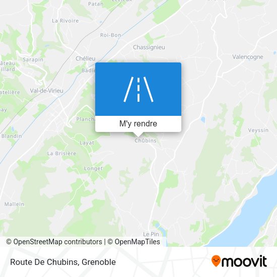 Route De Chubins plan