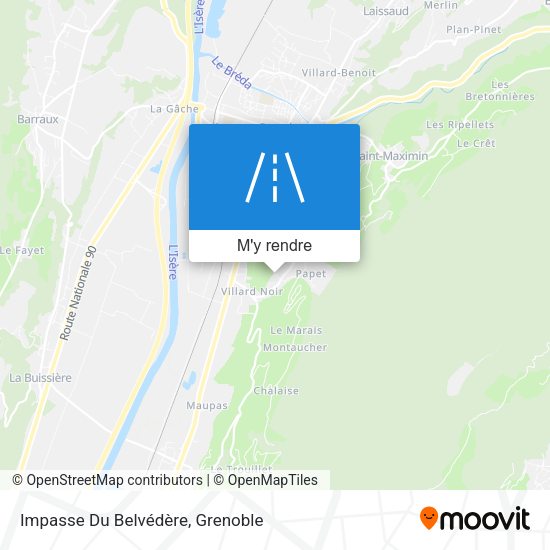 Impasse Du Belvédère plan