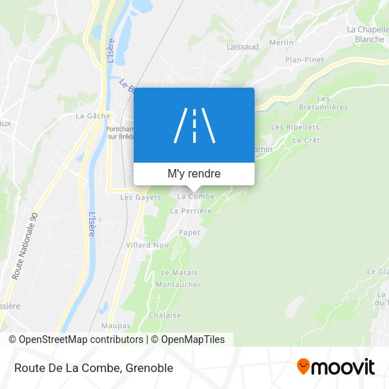 Route De La Combe plan
