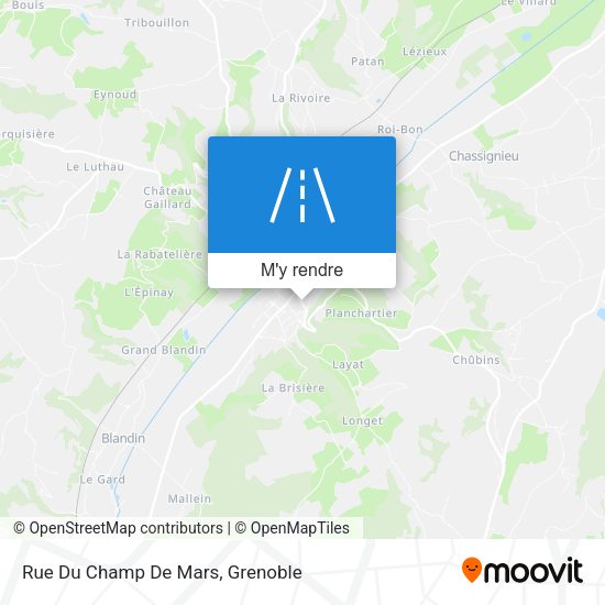Rue Du Champ De Mars plan
