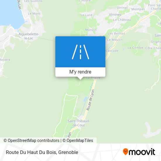 Route Du Haut Du Bois plan