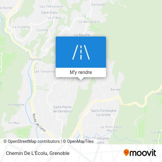 Chemin De L'Écolu plan