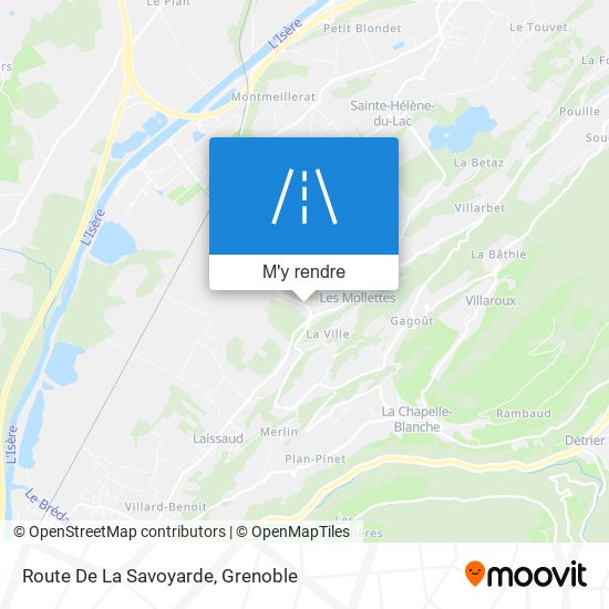Route De La Savoyarde plan