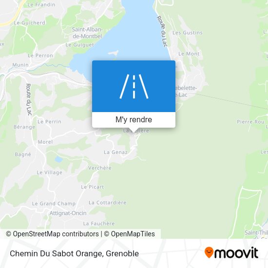 Chemin Du Sabot Orange plan
