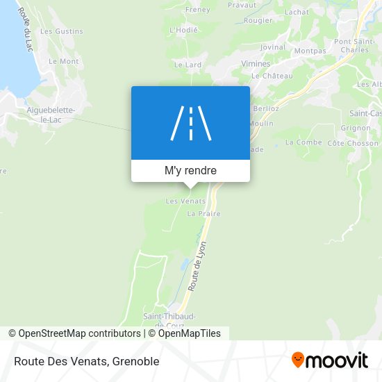 Route Des Venats plan