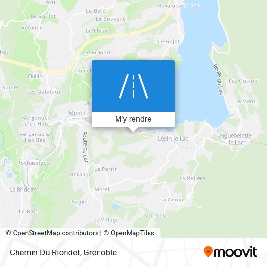 Chemin Du Riondet plan