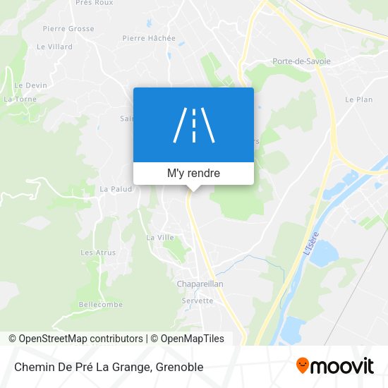 Chemin De Pré La Grange plan
