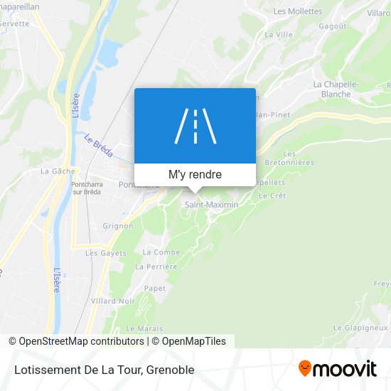 Lotissement De La Tour plan