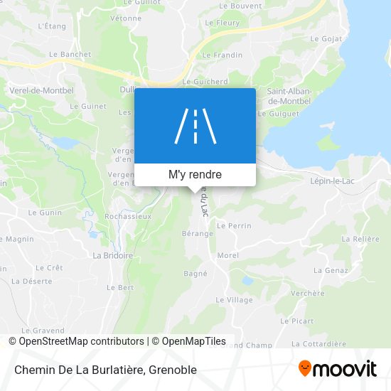 Chemin De La Burlatière plan