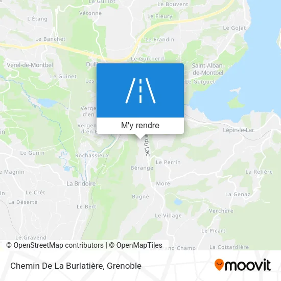 Chemin De La Burlatière plan